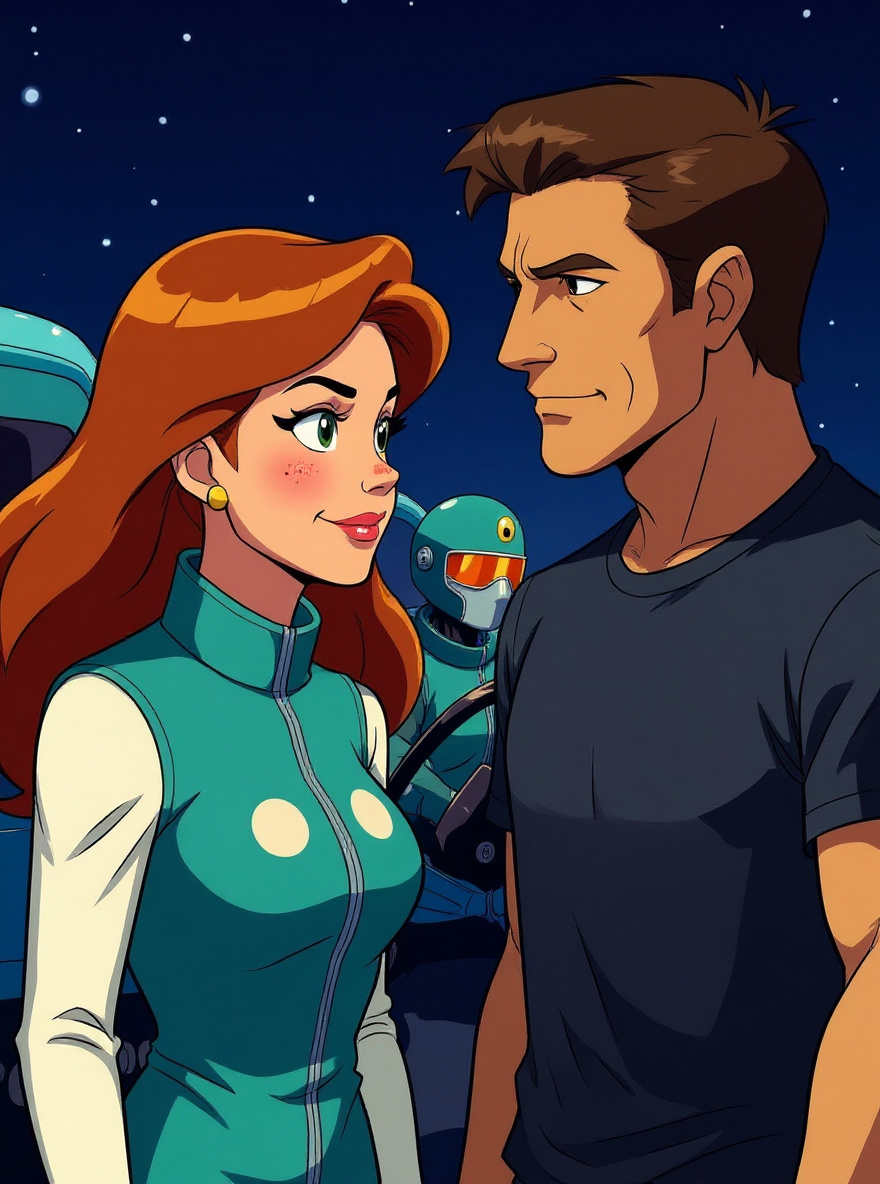 Gloria rises, eyes wet, confronting Matt at arm’s length in the sodium-lit night.